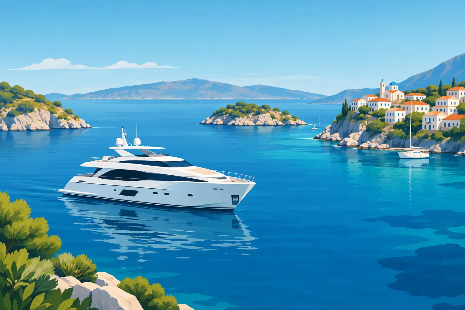 Best Yachts for Island Hopping in the Med