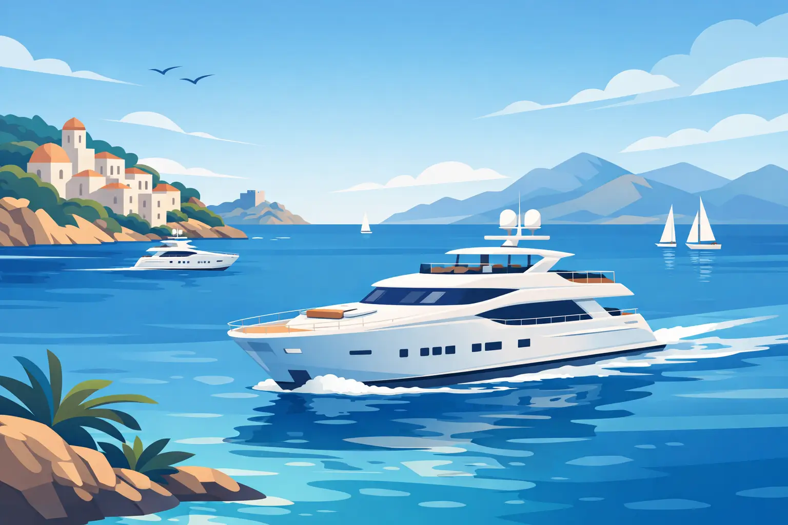 Best Yachts for Mediterranean Cruising