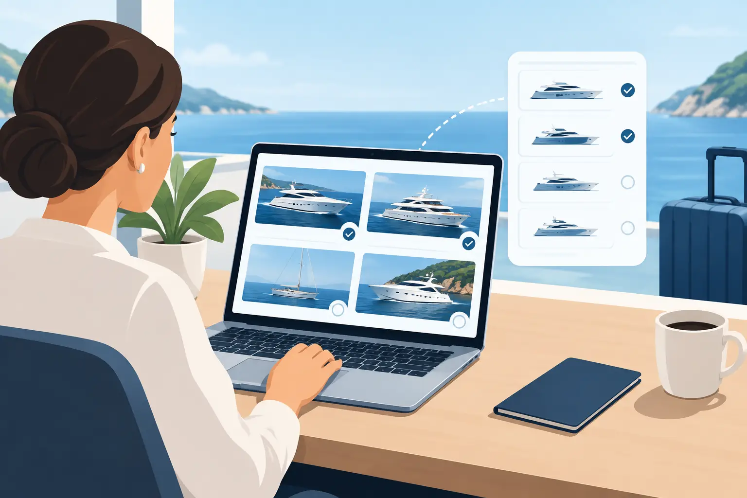 How to Shortlist Yachts Remotely Before You Travel