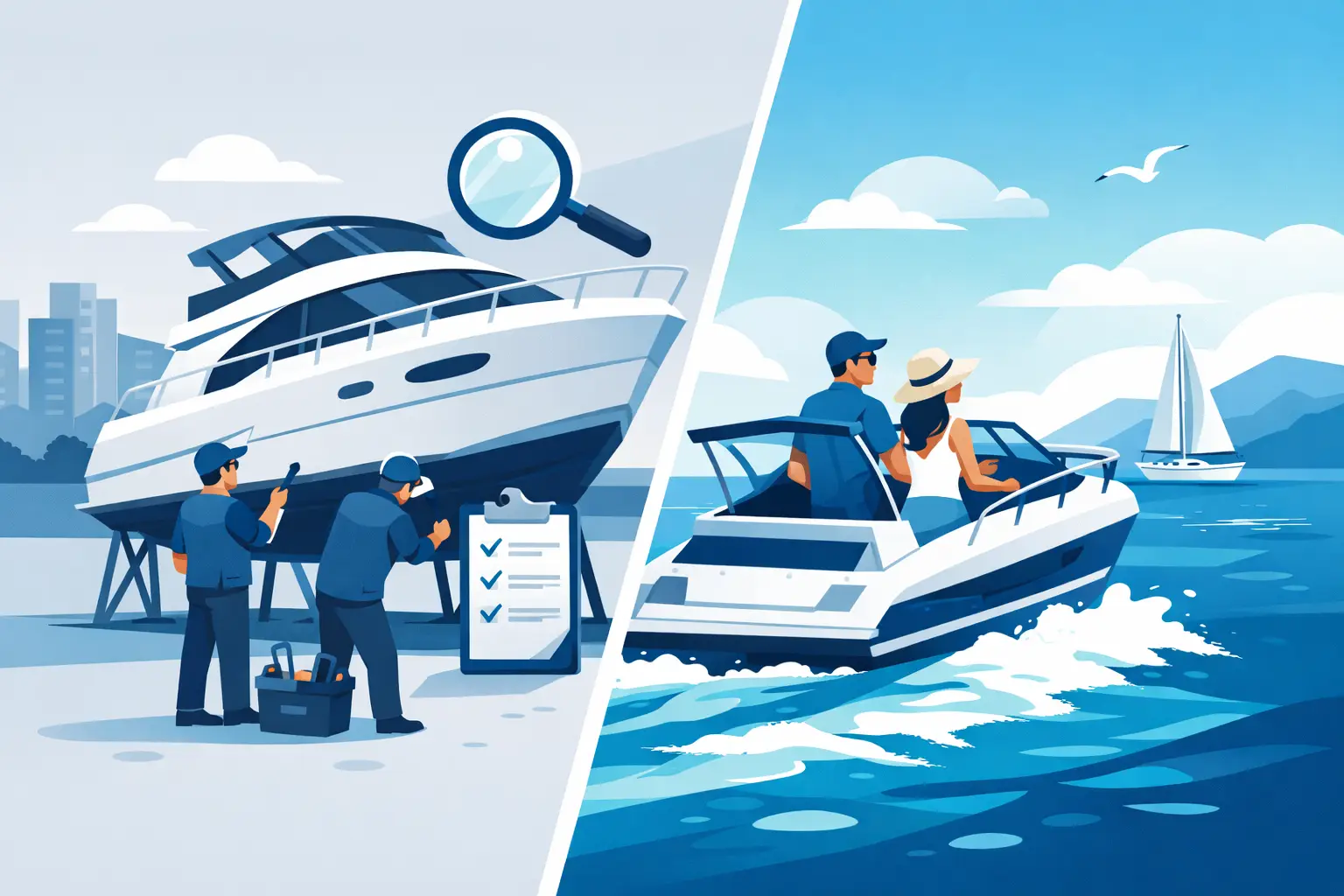 Yacht Survey vs Sea Trial for Serious Buyers